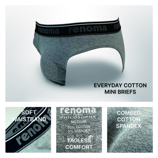 Renoma 365 Mini Briefs (3 in 1)